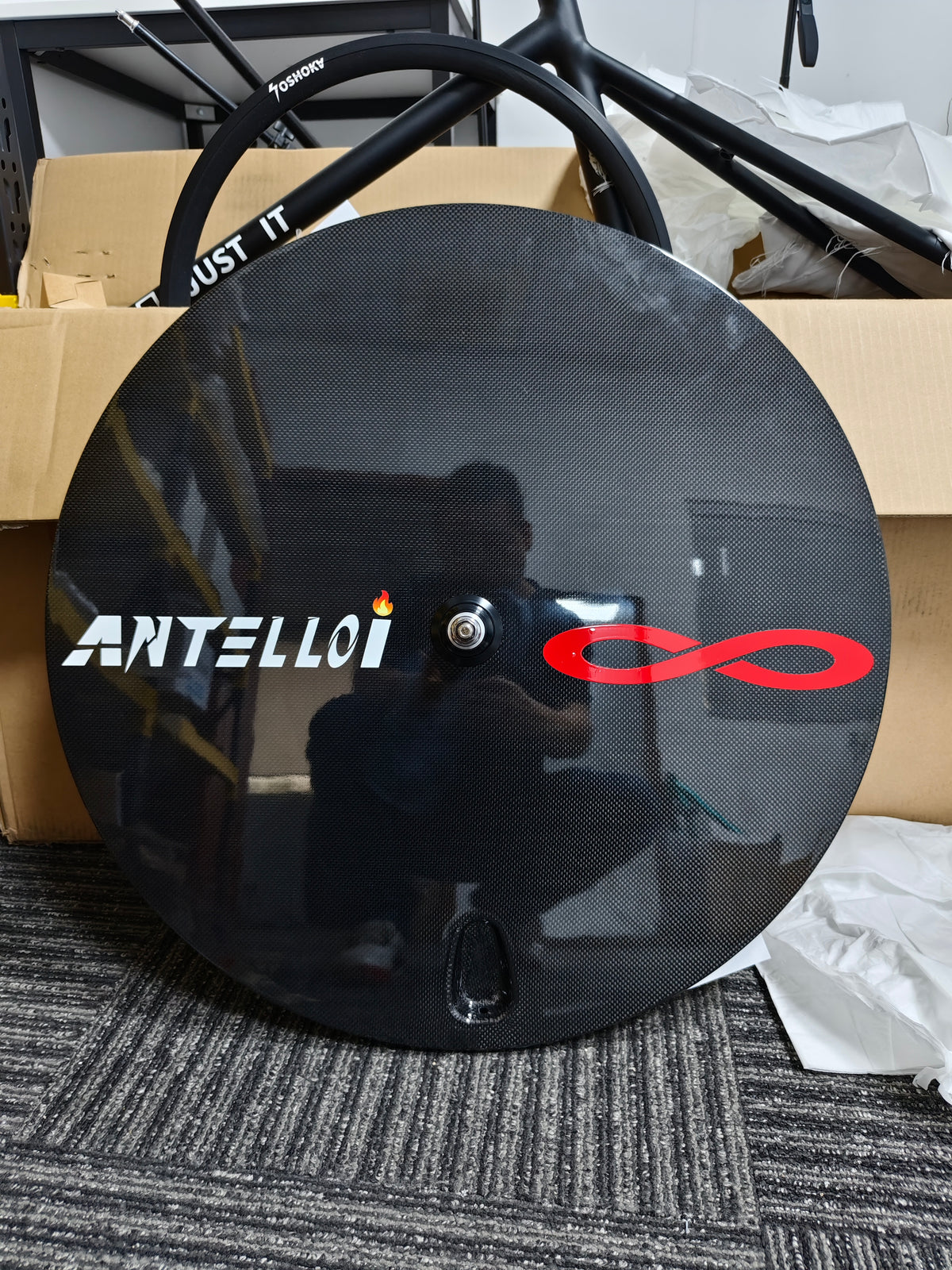 Track Bike Carbon Disc wheelset